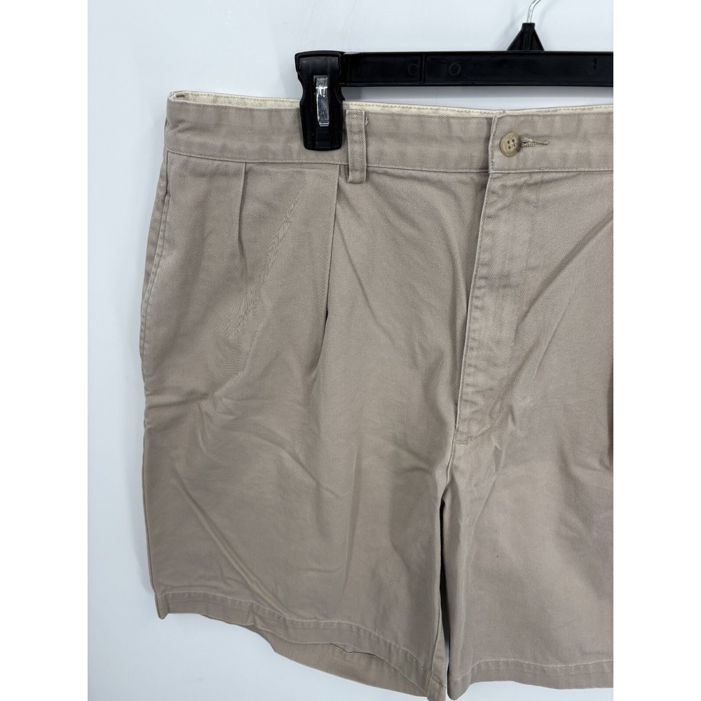 Polo Ralph Lauren Tyler VTG Shorts Men's 40 Khaki Pleated Casual Preppy Chino - Picture 3 of 8